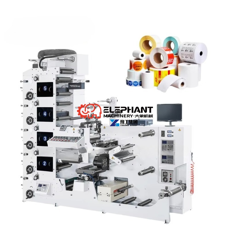 Commercial Flexographic Printing - 6 Color Automatic Flexographic Printing Machine