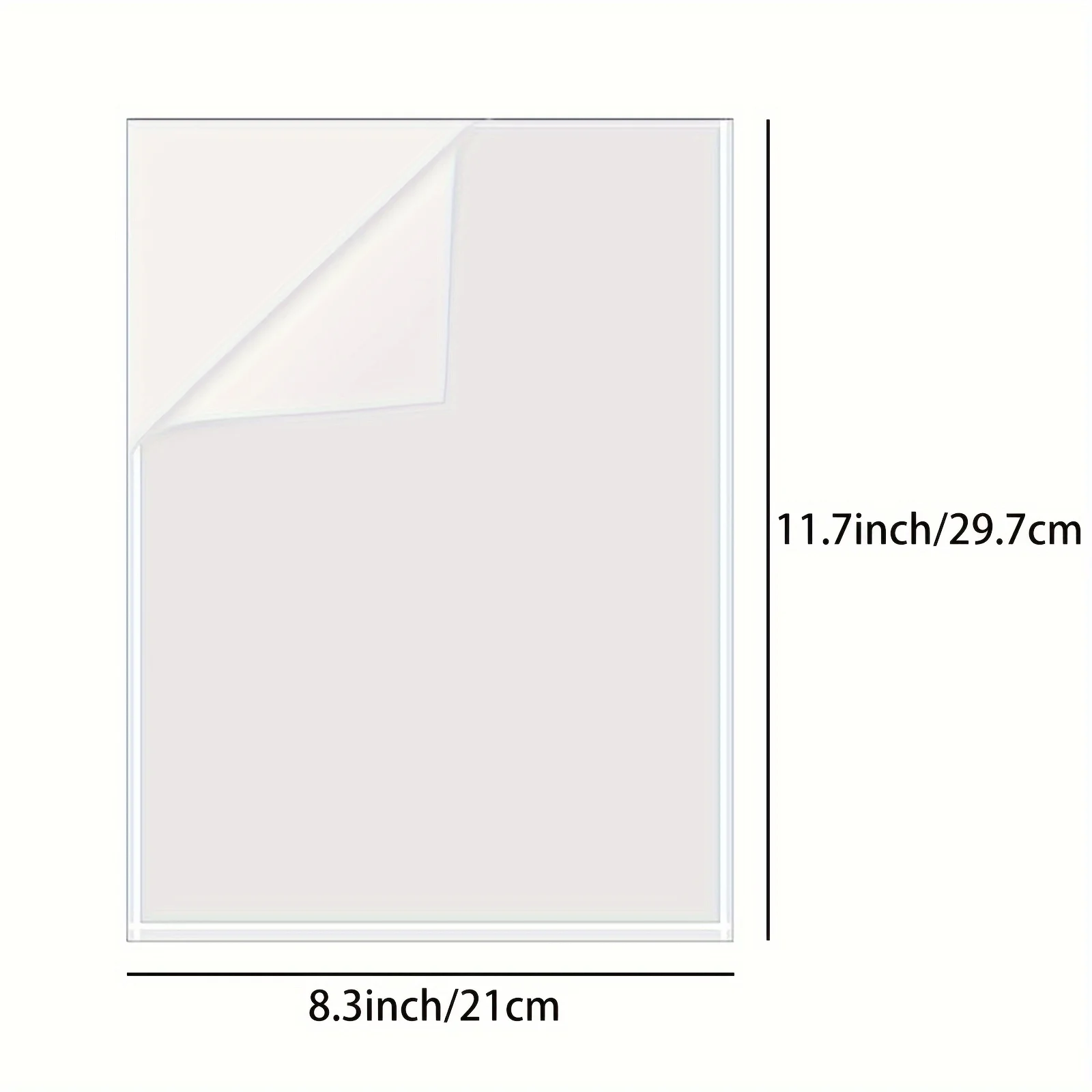 10/20/50 Sheets A4 Matte Clear - Laminator Cold Roll 评论和价格