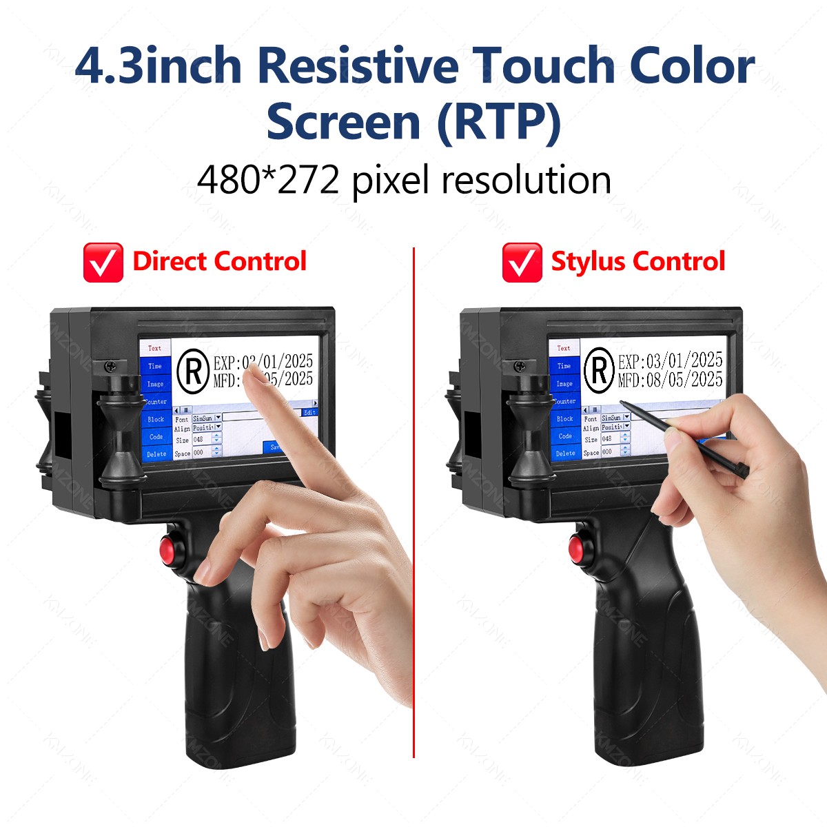 12.7mm Portable Inkjet Printer - Commercial Printing Dpi 评论和价格