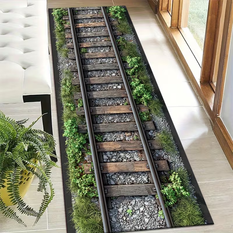 Track Runner Rug Green Space R - Commercial Road Printing 评论和价格