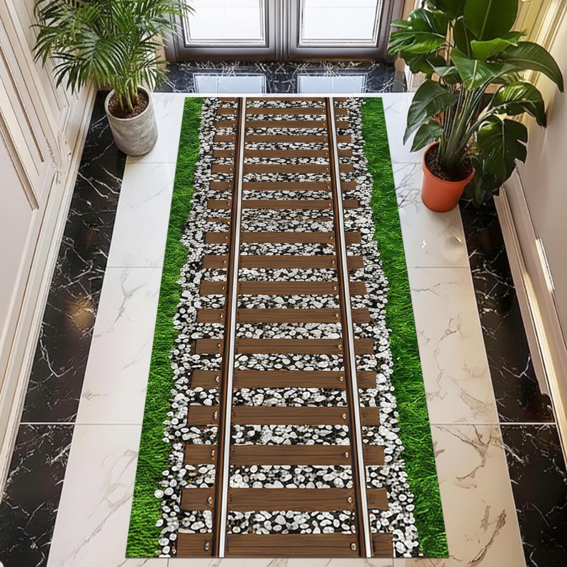 Track Runner Rug Green Space R - Commercial Road Printing 评论和价格