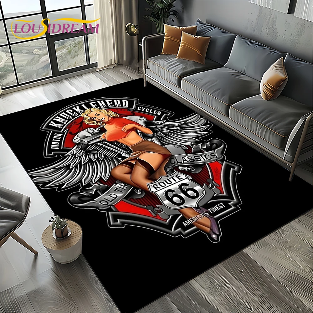 Route 66 Retro America Histori - Commercial Road Printing 评论和价格