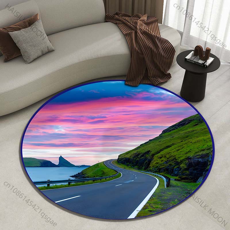 Scenic coastal road with vibra - Commercial Road Printing 评论和价格
