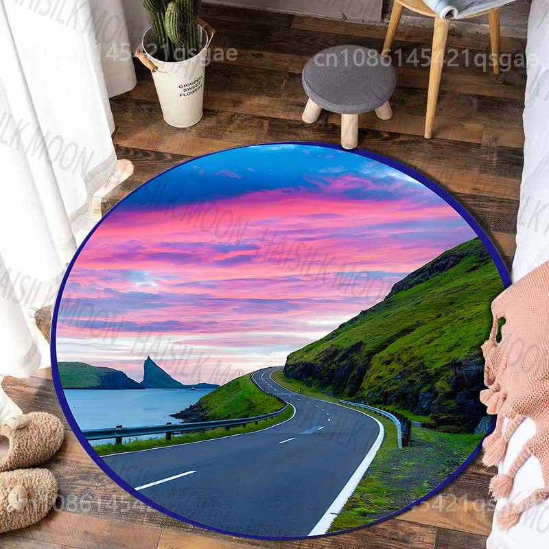 Scenic coastal road with vibra - Commercial Road Printing 评论和价格